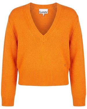 Ganni Pullover - Orange