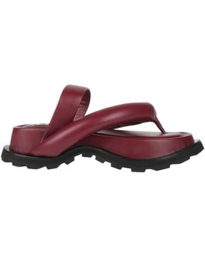 Jil Sander Sandalias De Dedo - Morado