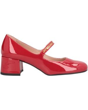 Love Moschino Court Shoes - Red
