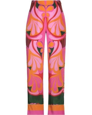 Borgo De Nor Fuchsia Pants Viscose - Red
