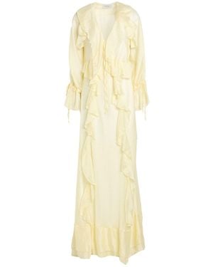 knee length dresses for ladies Monni Yellow Maxi Dress - US 14