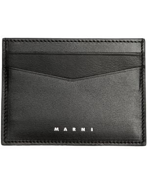 Marni Cardholder Cow Leather - Black