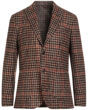 Lubiam Blazer Acrylic, Virgin Wool, Polyester - Brown