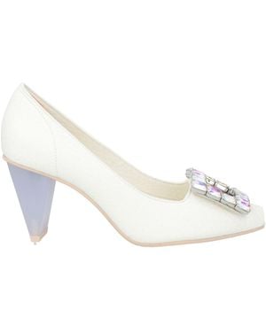 Ras Pumps Leather - White