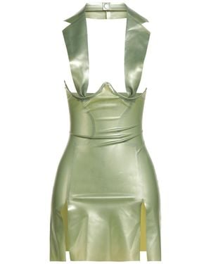 Poster Girl Mini Dress Latex - Green