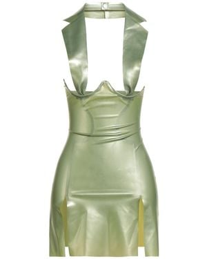 Poster Girl Mini Dress Latex - Green