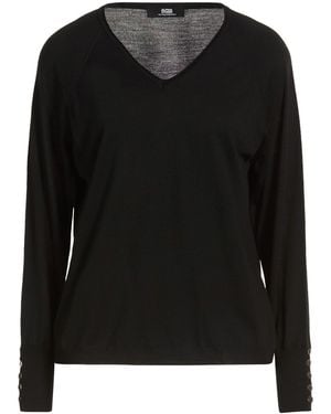 Alpha Studio The Fine Essentials Jumper Merino Wool - Black