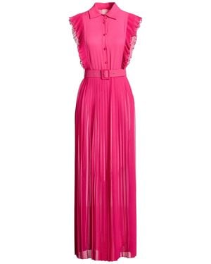 MILVA MI Fuchsia Maxi Dress Viscose, Elastane - Pink