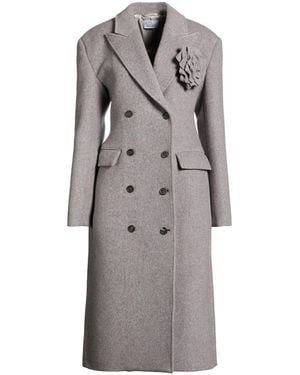 GIUSEPPE DI MORABITO Coat Wool, Polyamide - Grey