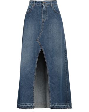 Peperosa Denim Skirt Cotton - Blue