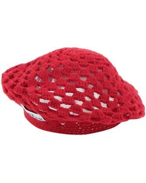 Ganni Hat - Red