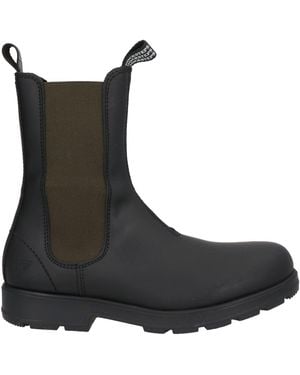 Docksteps Ankle Boots Soft Leather, Textile Fibres - Black