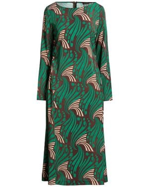 Maliparmi Midi Dress Polyester, Elastane - Green