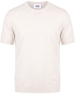Alpha Studio Pullover - Blanco