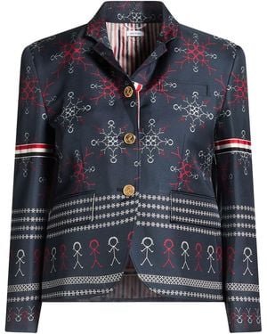 Thom Browne Blazer - Blue