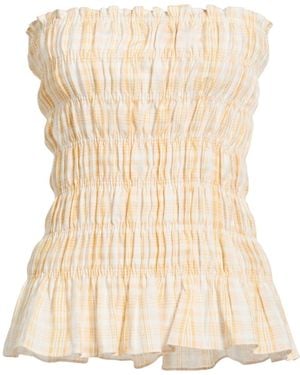 Faithfull the Brand Pastel Top Linen - Natural