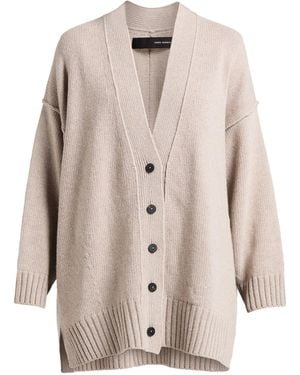 Isabel Benenato Strickjacke - Natur