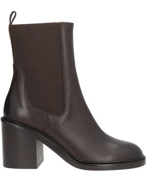 Zinda Ankle Boots Leather - Brown
