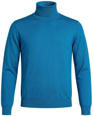 Gran Sasso Rollkragenpullover - Blau