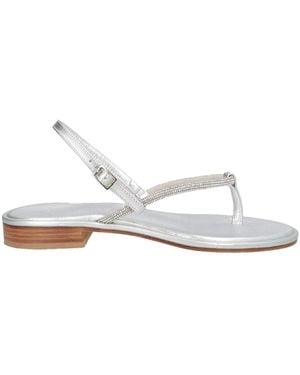 DG POSITANO Thong Sandal Leather - White