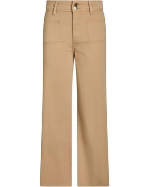 Rebel Queen Pants Cotton, Elastane - Natural