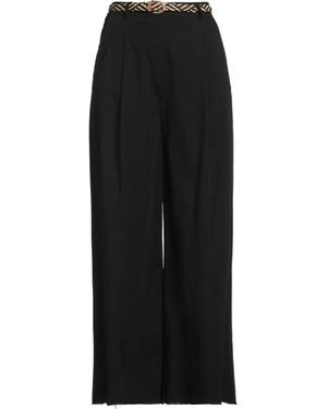 CROCHÈ Trousers Cotton, Elastane - Black