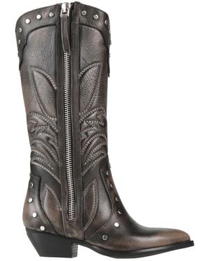 Ovyè Dark Boot Leather - Gray