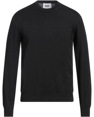 Alpha Studio Pullover - Schwarz