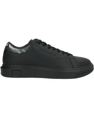 ARMANI EXCHANGE Trainers Cow Leather - Black