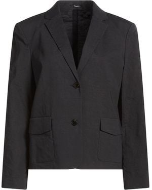 Theory Midnight Blazer Linen, Viscose, Elastane - Black