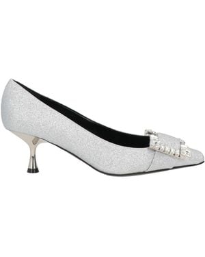 Sergio Rossi Pumps Textile Fibers - White