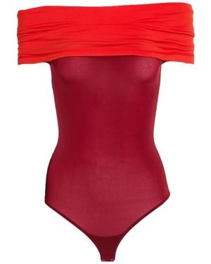 Wolford Bodysuit Polyamide, Elastane - Red