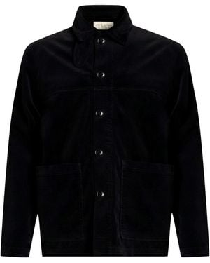 Officine Generale Jacket Cotton, Elastane - Black