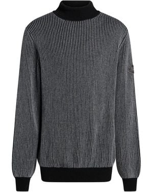 Roy Rogers Turtleneck Wool, Viscose, Polyamide, Cashmere - Gray