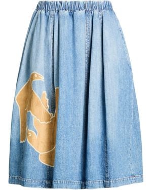 Marni Denim Skirt Cotton - Blue