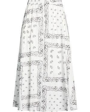 Weekend by Maxmara Midi Skirt Cotton - White