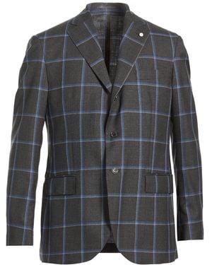 Luigi Bianchi Blazer Wool - Black