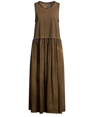 Uma Wang Military Maxi Dress Cotton, Silk - Natural