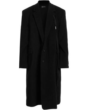 Ann Demeulemeester Coat Virgin Wool, Cashmere - Black