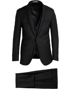 Corneliani Suit Virgin Wool - Black