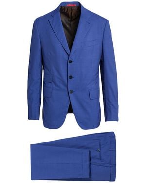Isaia Suit Wool - Blue