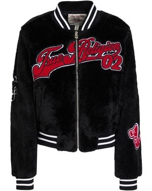 TRUE RELIGION Shearling & Teddy - Black