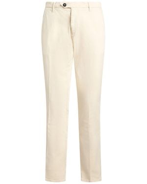 Roy Rogers Ivory Pants Cotton, Elastane - White