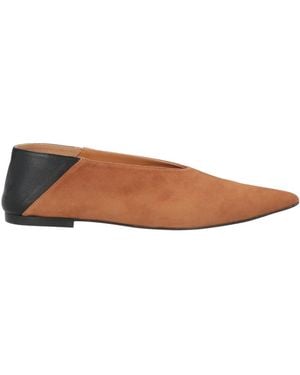 Toral Ballet Flats Leather - Brown