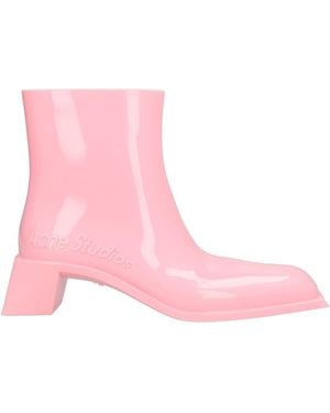 Acne Studios Ankle Boots Rubber - Pink