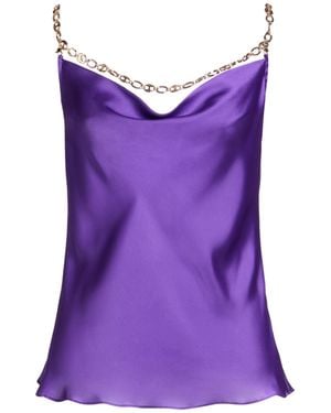 Rabanne Top Polyester - Purple