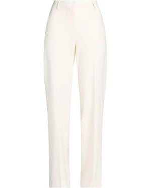 PT Torino Ivory Pants Virgin Wool, Elastane - White
