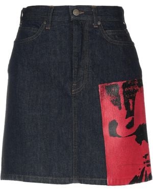 Calvin Klein Denim Skirt Cotton - Blue