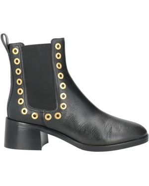 See By Chloé Ankle Boots Goat Skin - Black