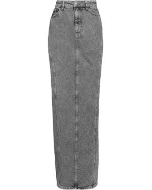 ROTATE BIRGER CHRISTENSEN Denim Skirt Cotton - Grey